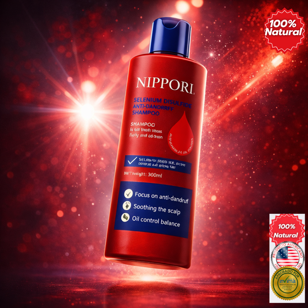 Nippori Shampoo Anticaspa: elimina caspa persistente desde la raíz