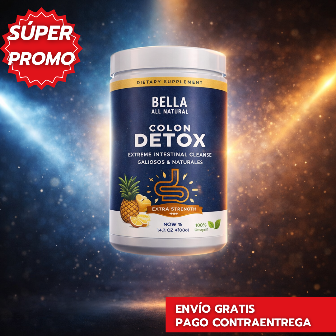 Bella All Natural Colon Detox: Limpieza intestinal profunda y vientre más ligero 🌿