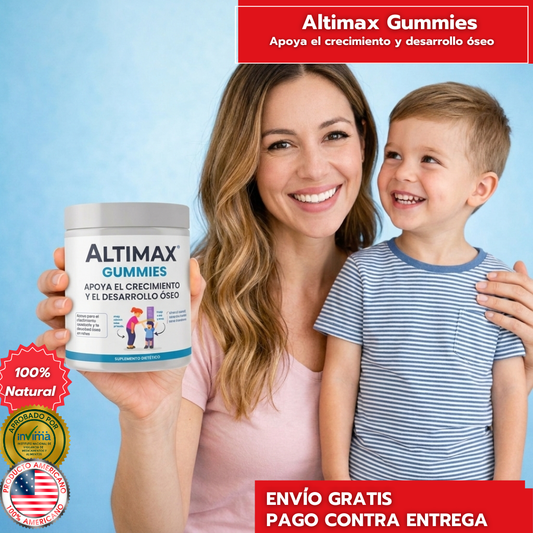 Altimax Gummies | Apoya el crecimiento y desarrollo óseo