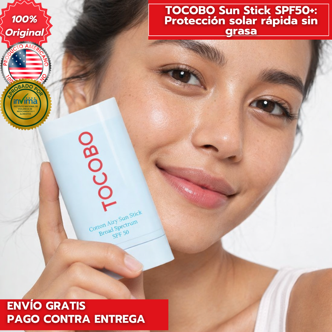 TOCOBO Sun Stick SPF50+: Protección solar rápida sin grasa