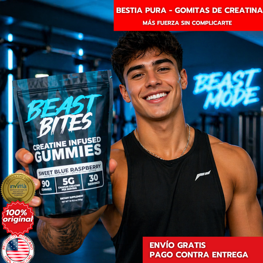 BESTIA PURA – Gomitas de Creatina