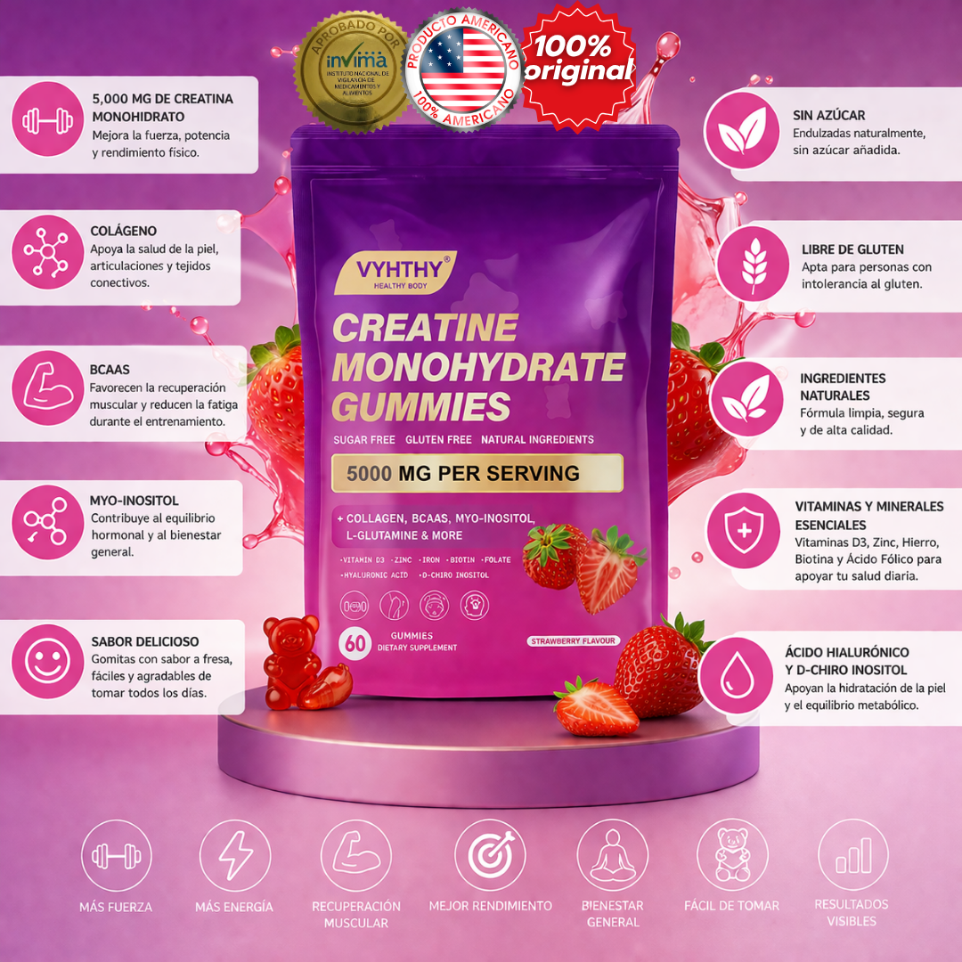 EnerBite®: Energía y fuerza en gomitas para rendir más, sin polvos ni mezclas.