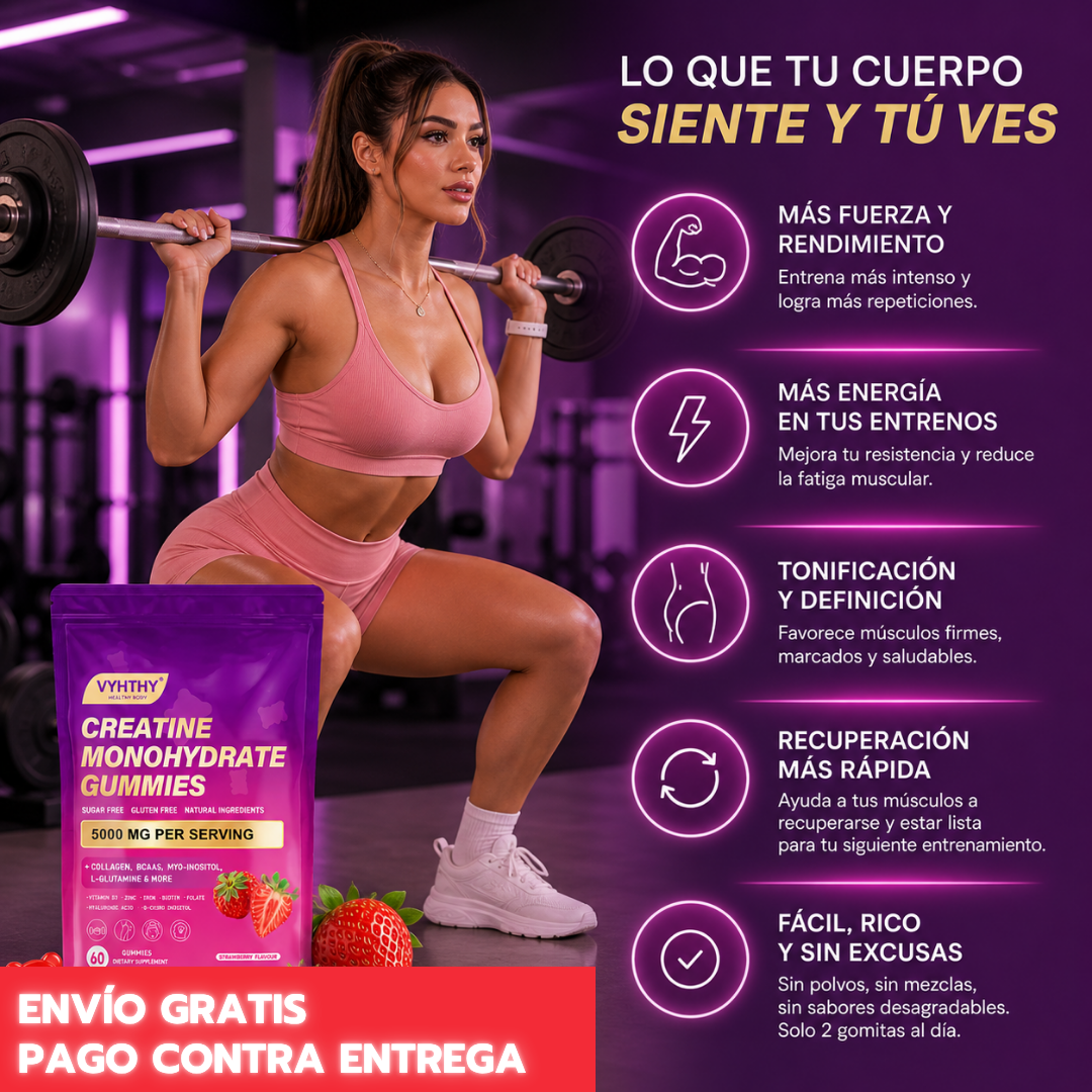 EnerBite®: Energía y fuerza en gomitas para rendir más, sin polvos ni mezclas.