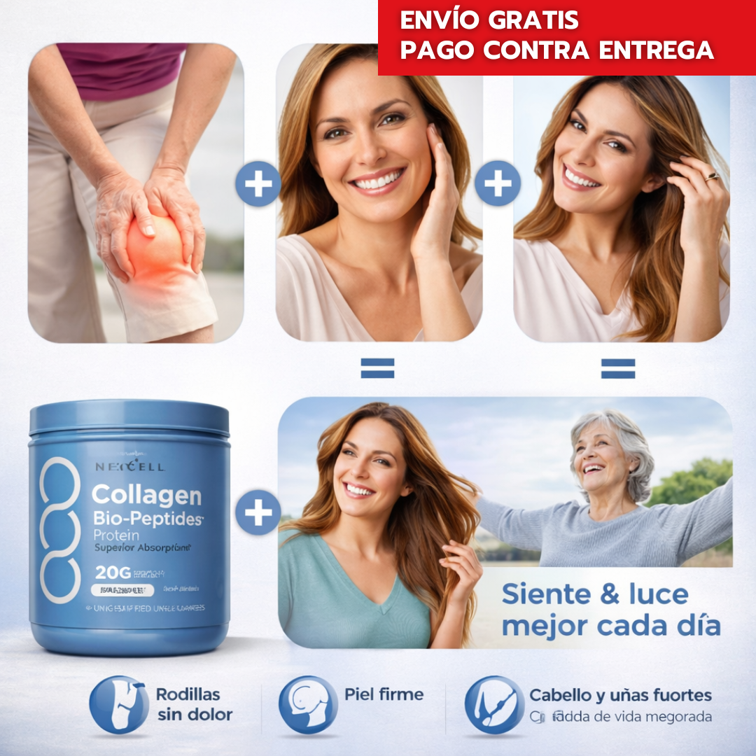 Colágeno Hidrolizado 3 en 1 – Belleza y Movilidad (Alta Absorción)