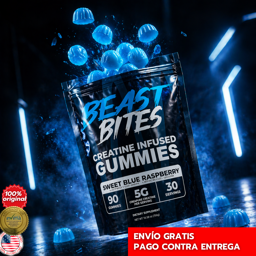 BESTIA PURA – Gomitas de Creatina