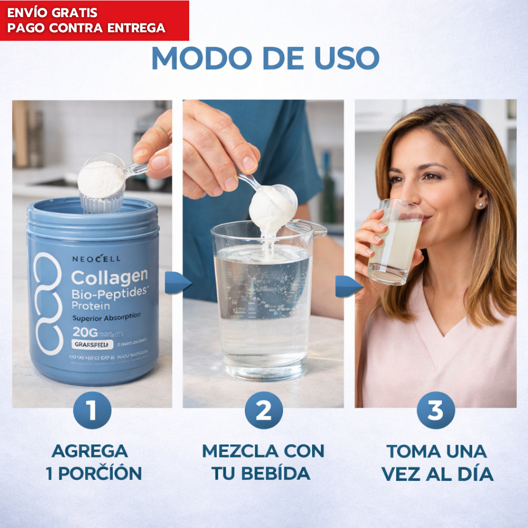 Colágeno Hidrolizado 3 en 1 – Belleza y Movilidad (Alta Absorción)