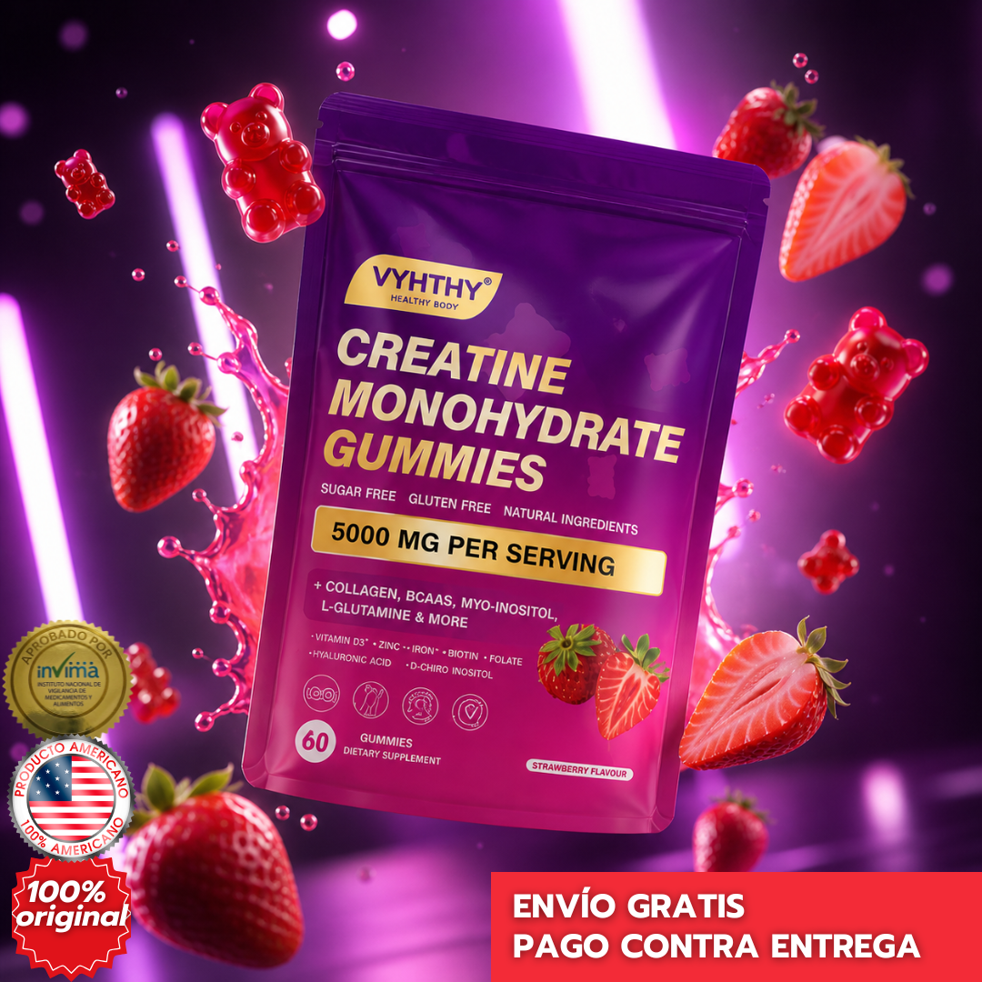 EnerBite®: Energía y fuerza en gomitas para rendir más, sin polvos ni mezclas.
