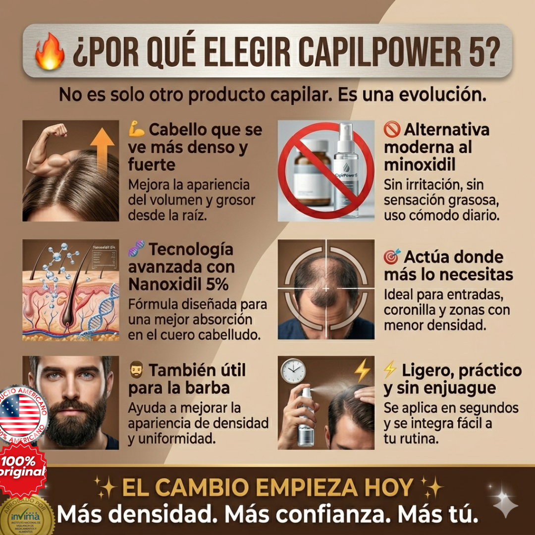 CapilPower 5 – Suero Activador de Densidad Capilar