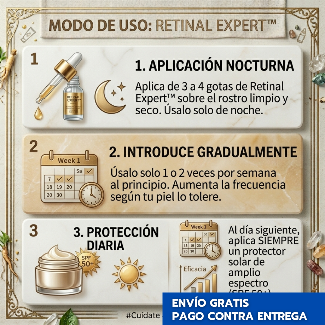 Retinal Expert — Arrugas y manchas en un solo paso