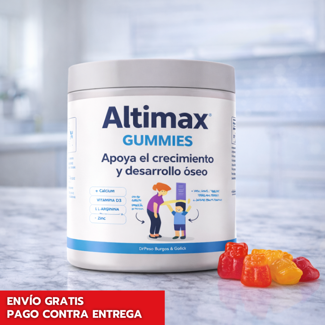 Altimax Gummies | Apoya el crecimiento y desarrollo óseo