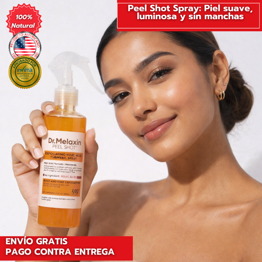 Peel Shot Spray: Piel suave, luminosa y sin manchas